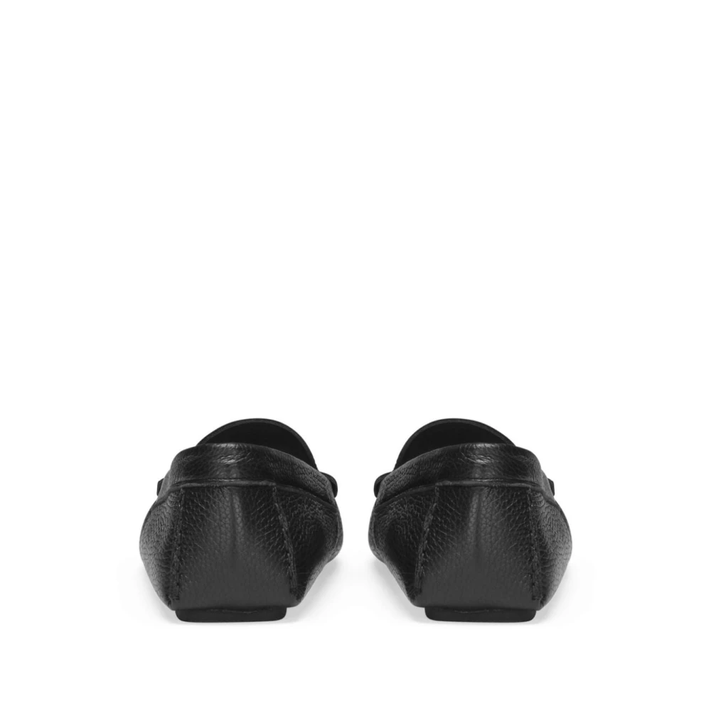 Mocassins Dolce&Gabbana En Velours Bleu Avec Logo Doré - Taille 43 (US 10), Neufs Avec étiquettes