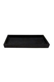 MARBLE TRAY L BLACK