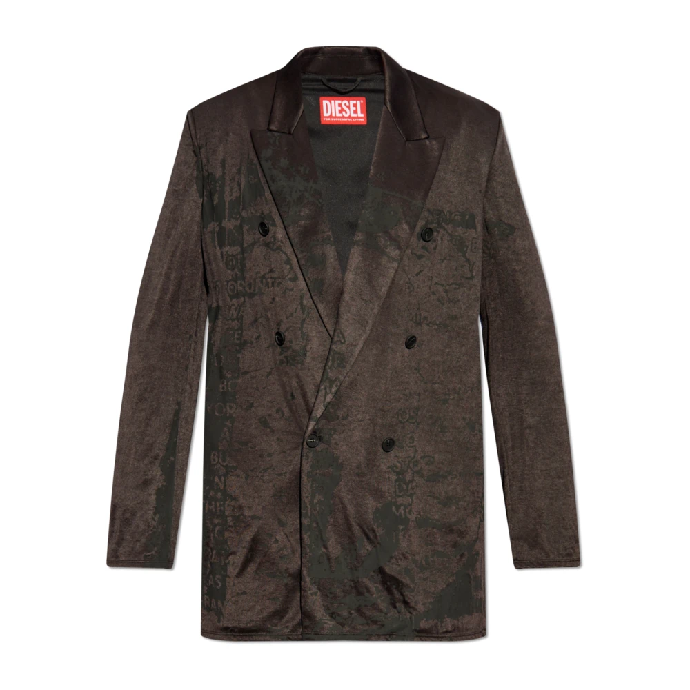 Diesel Blazer J-Pekka-Plain Black Heren