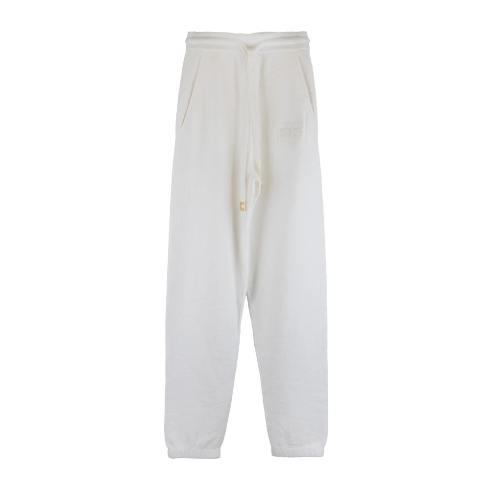 Elisabetta Franchi Dames Strik Taille Trainingsbroek White Dames
