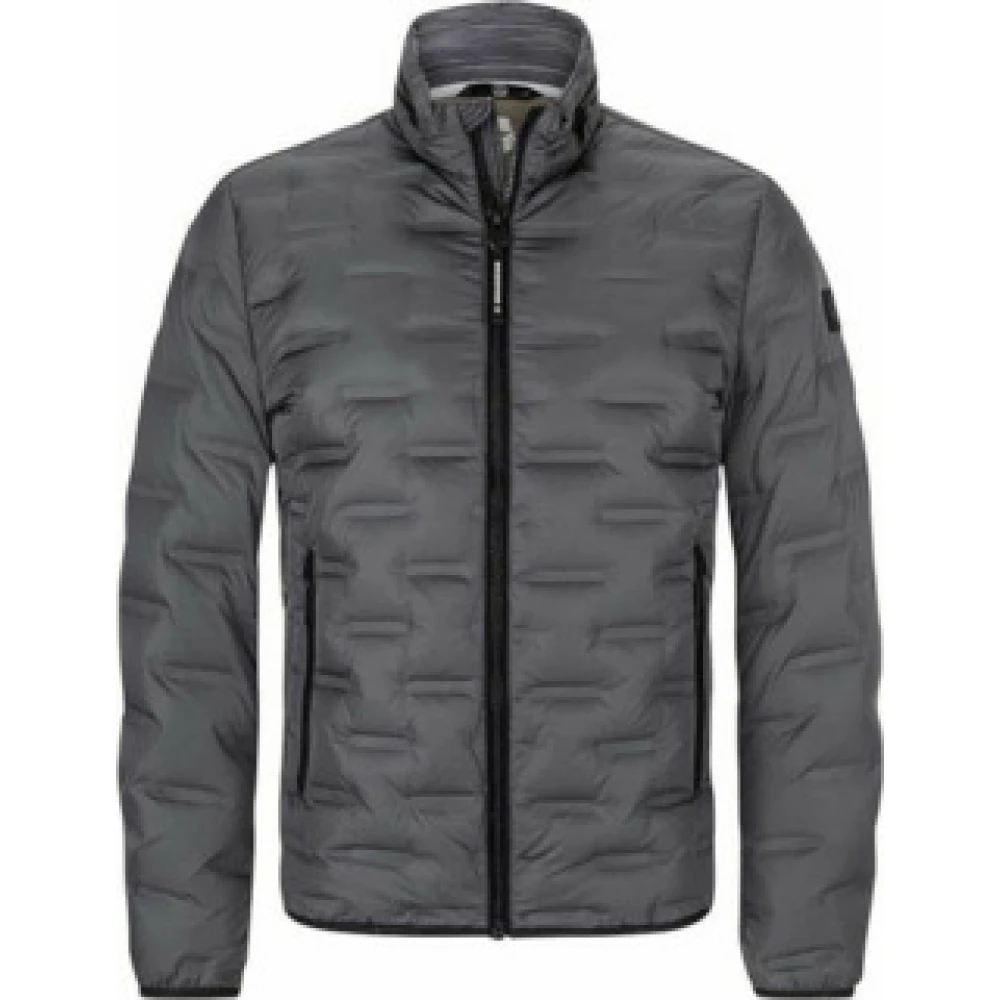 Milestone Warme Winter Pufferjas Gray Heren