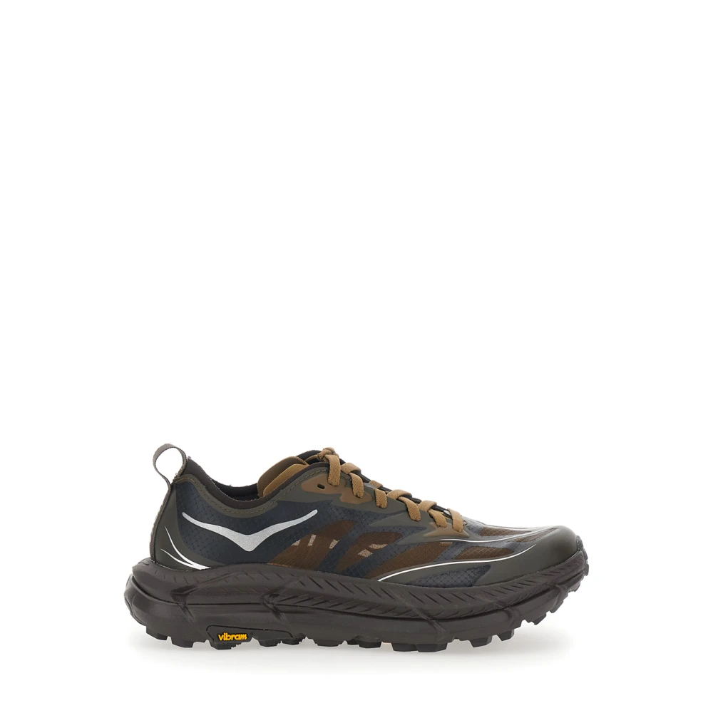 Hoka One One Brown Running Shoes, Male, 7 Uk, Mafate Speed 4 Lite