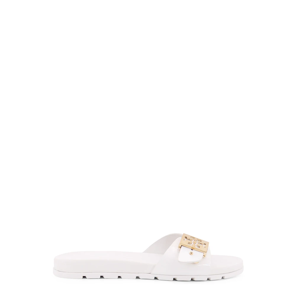 Tory Burch Women's White Stylish Buckle Sandals