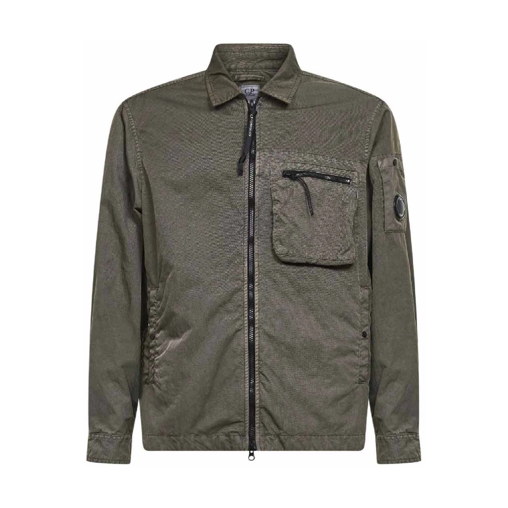 C.p. Company Men's Gray Light Jackets, L, Light Jacket