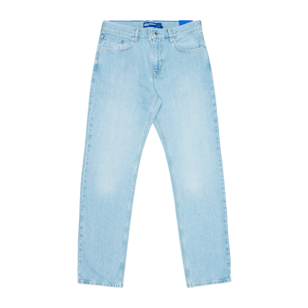 Karl Lagerfeld Biologische katoenen broek Blue Heren