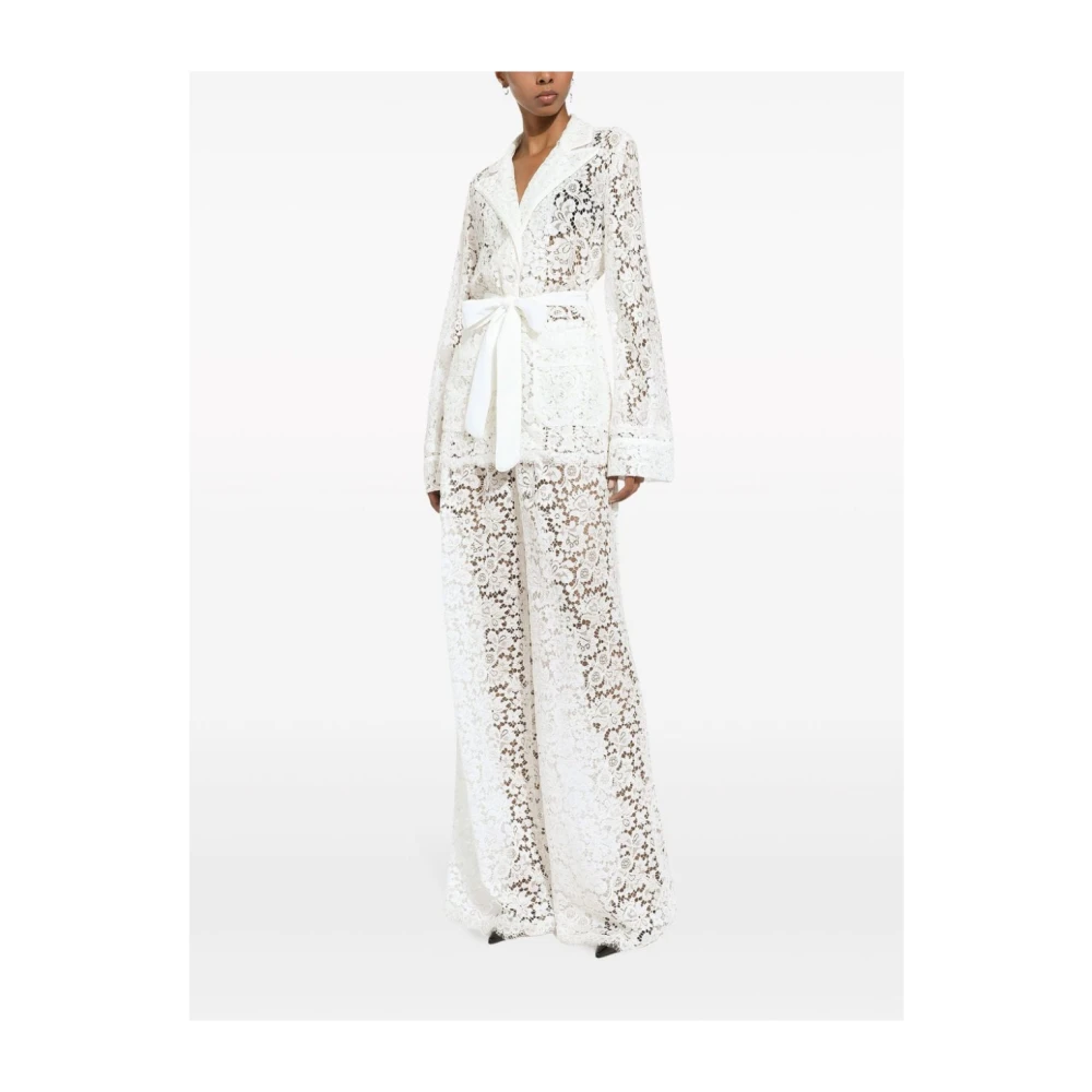 Dolce & Gabbana Witte Broeken voor Heren White Dames