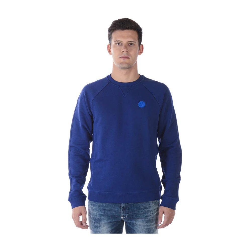 Versace Uomo Blu - Felpa Con Cappuccio - Sweatshirts & Hoodies - M