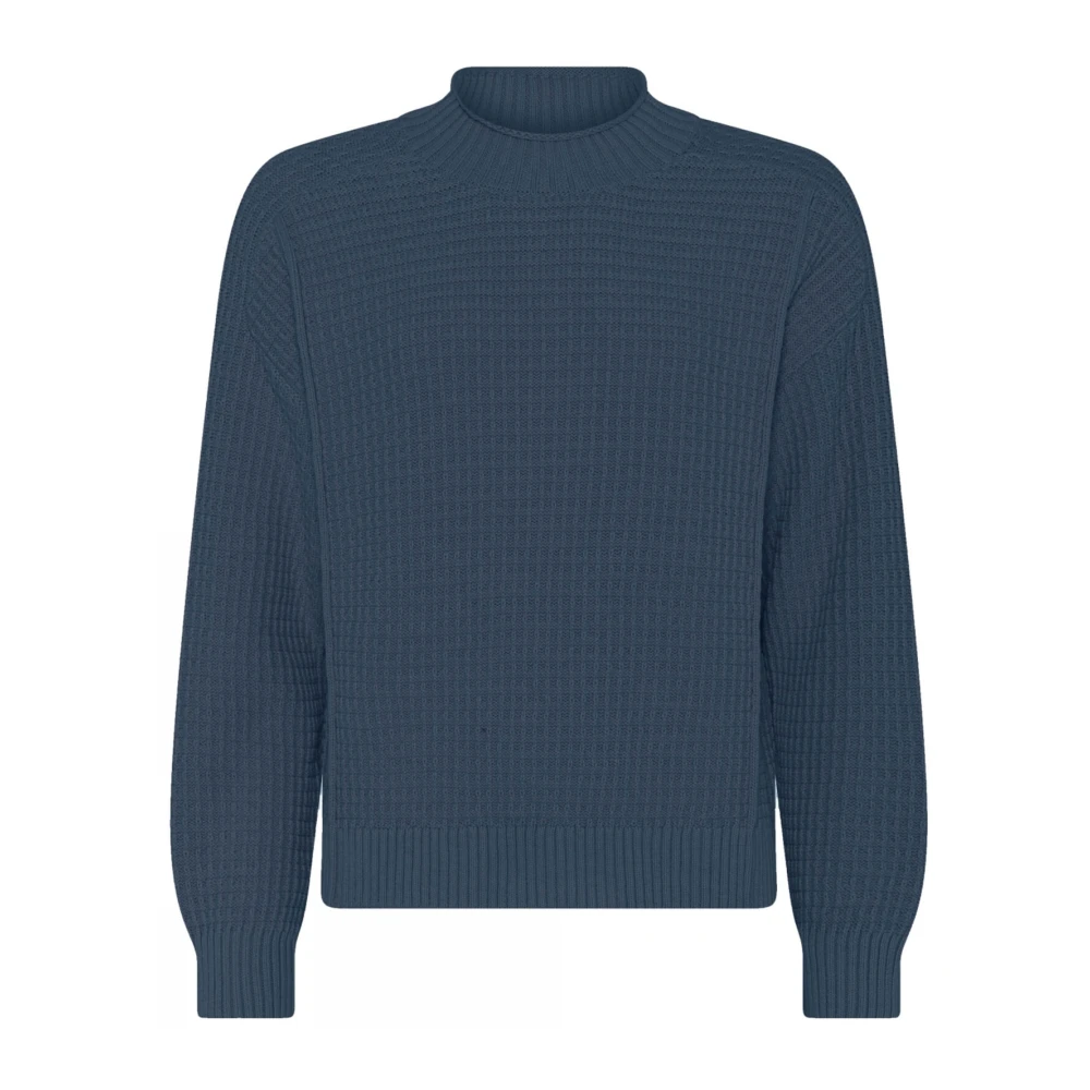 Skovhuus Blauwe Casual Gestreepte Pullover Trui Blue Dames