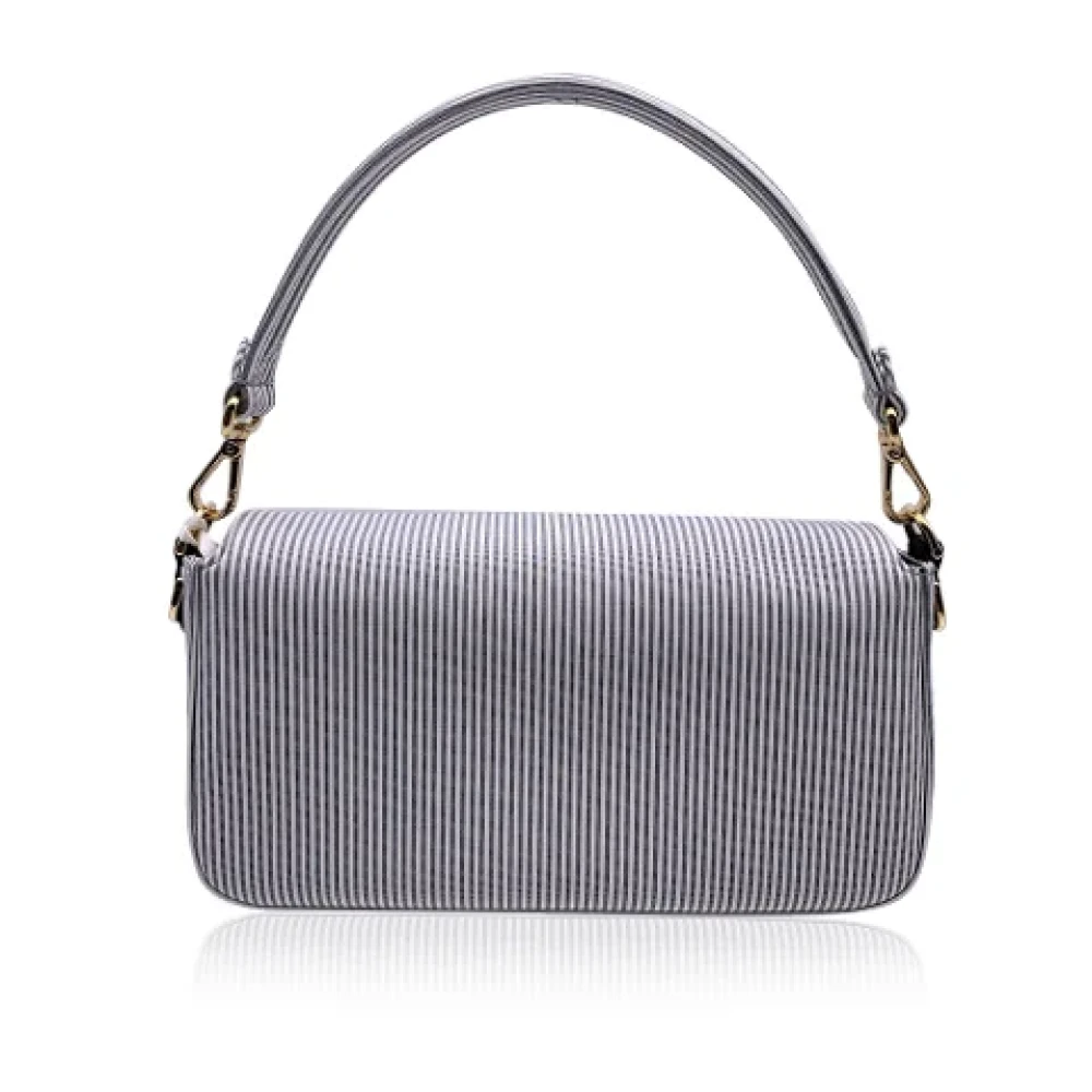 Fendi Vintage Pre-owned Leather fendi-bags Gray Dames