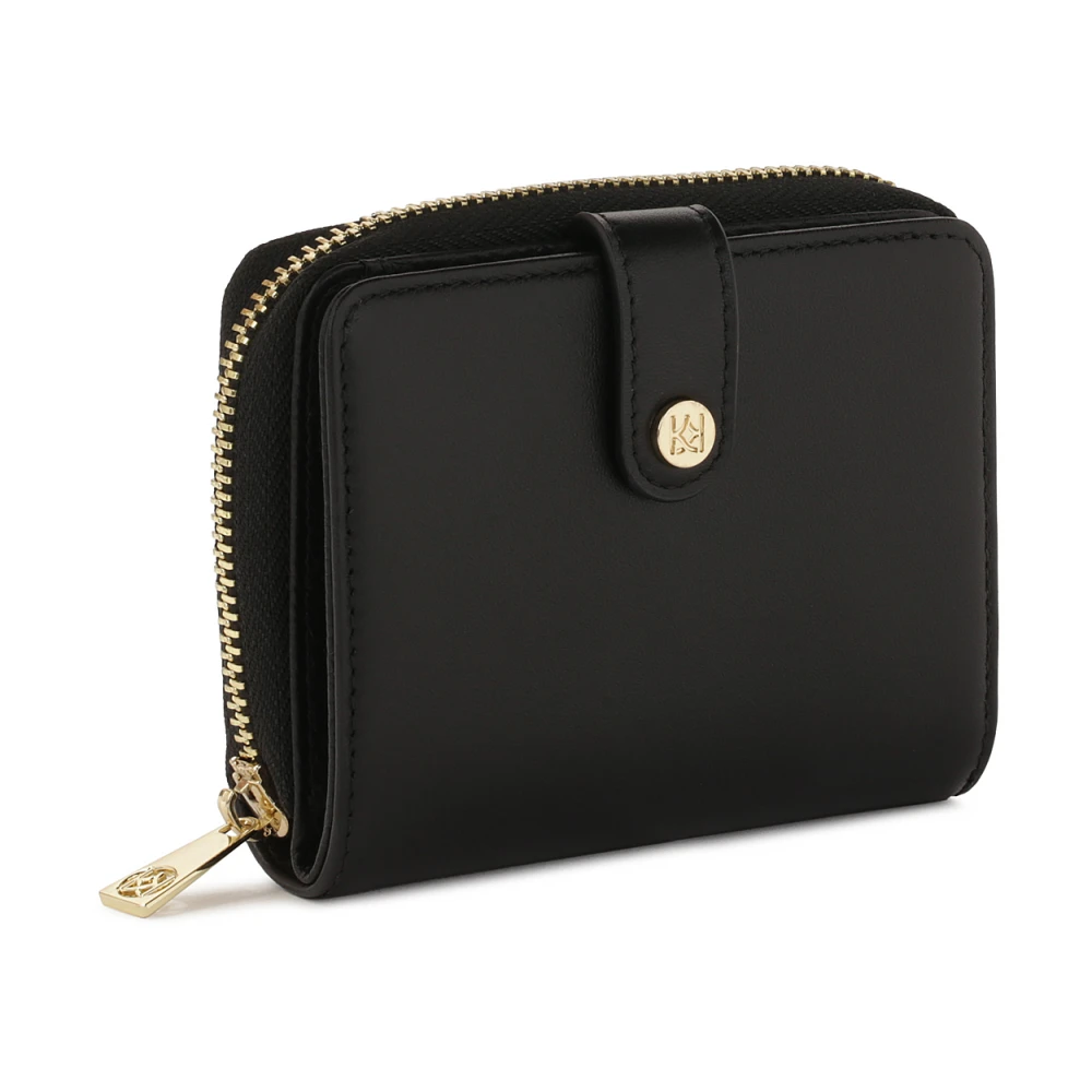 Kazar Zwarte portemonnee met twee compartimenten Black Dames