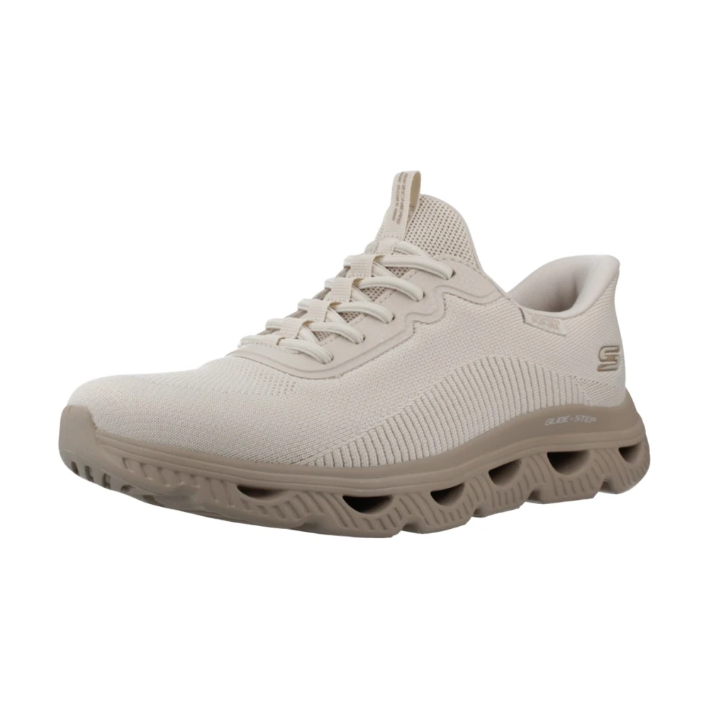 Skechers Bobs Sport Arc Waves Dames Schoenen Beige