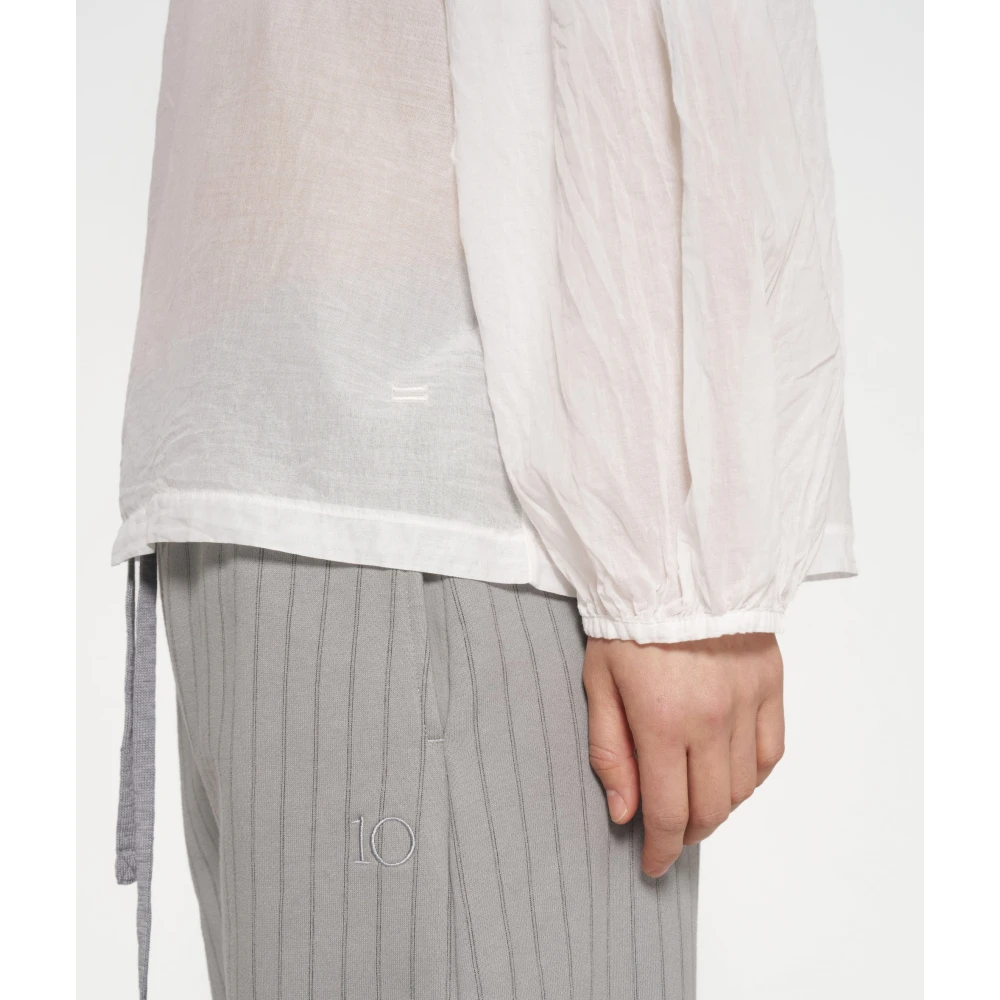 10Days Biologisch Katoen Ballonmouw Blouse White Dames
