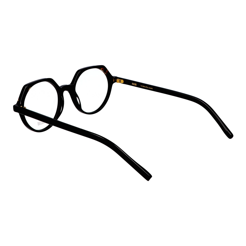 Kaleos Stijlvolle Bril met Onregelmatig Montuur Black Unisex