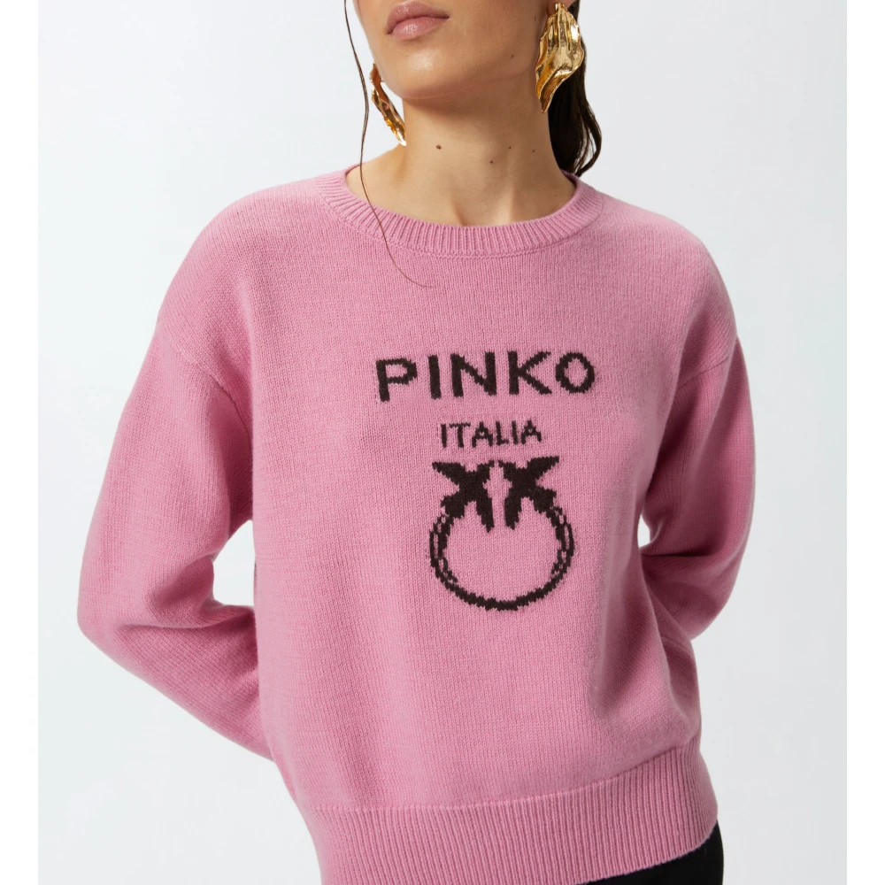 pinko Burgos Sweater Pink Dames