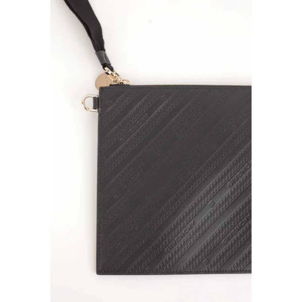 Givenchy Pre-owned Leather pouches Black Dames