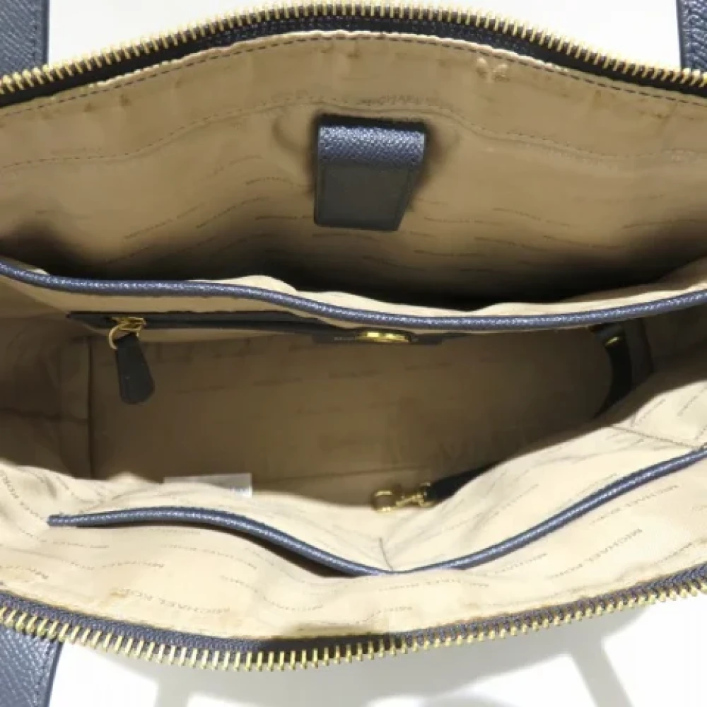 Michael Kors Pre-owned Leather shoulder-bags Blue Dames