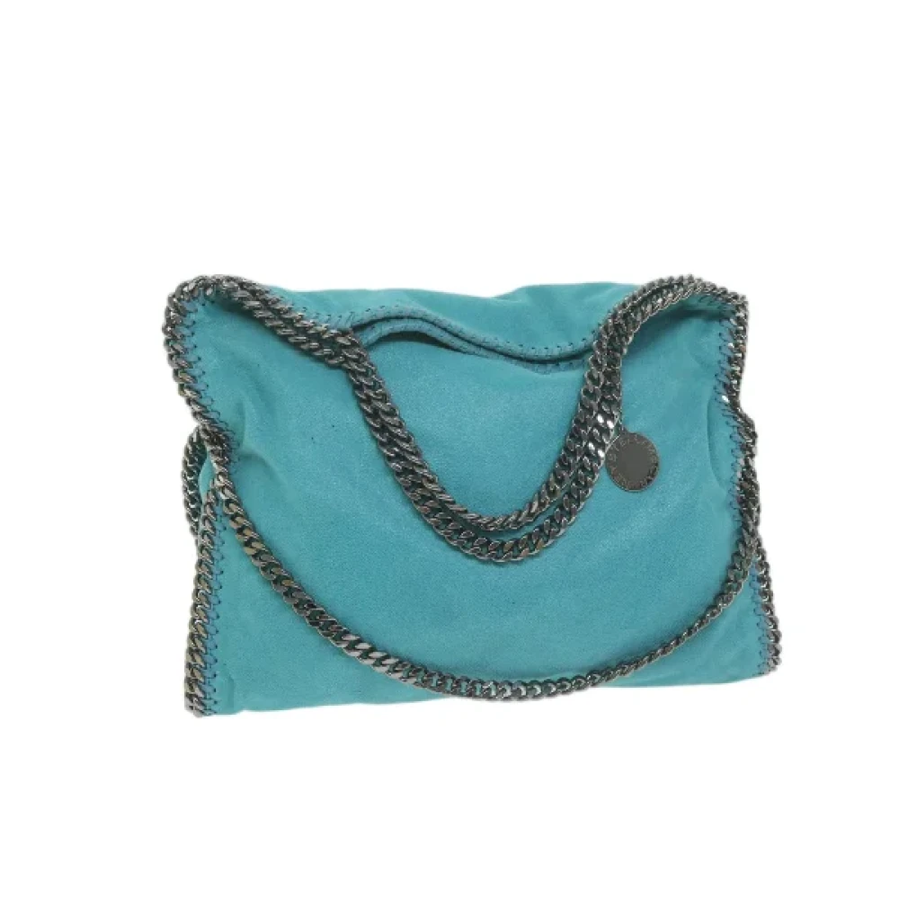 Stella McCartney Pre-owned Polyester shoulder-bags Blue Dames