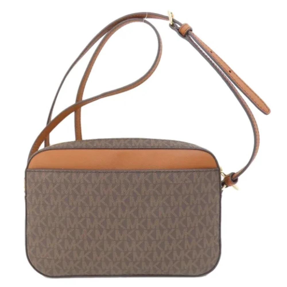 Michael Kors Pre-owned Plastic shoulder-bags Brown Dames