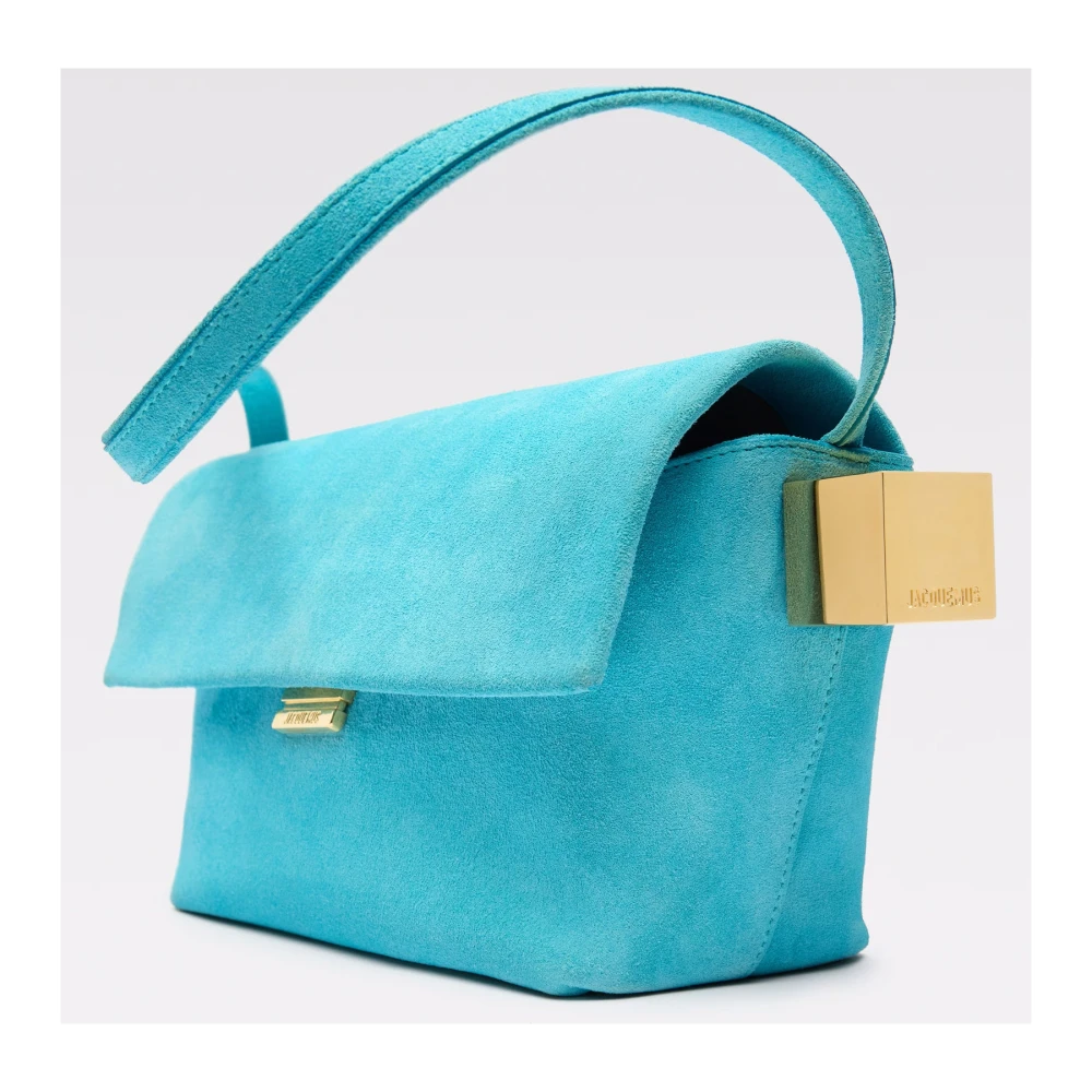 Jacquemus Turquoise Vierkante Tas Le Rond Carre Blue Dames