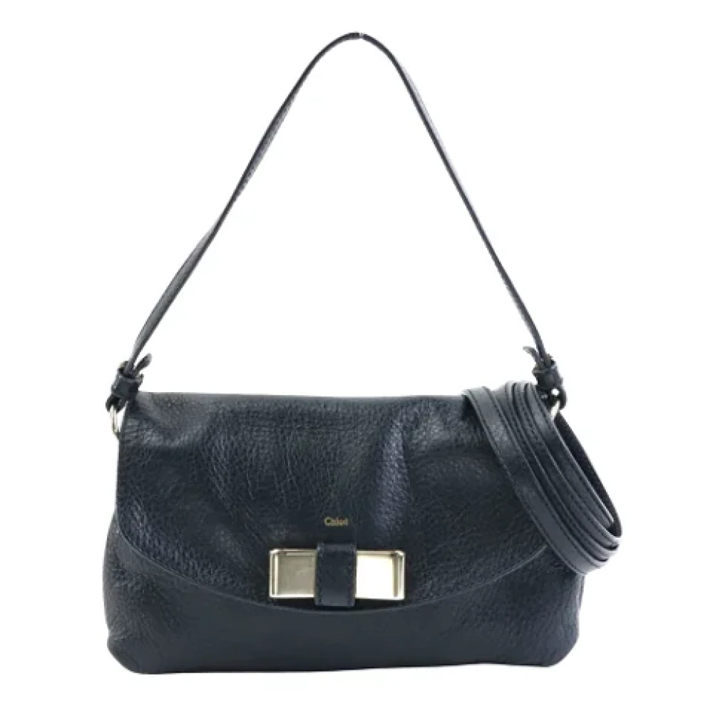 Chloé Pre-owned Leather handbags Black Dames