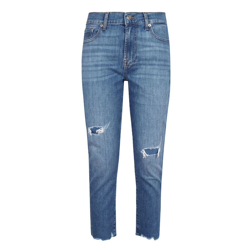 7 For All Mankind Slim-fit Jeans Blue Dames