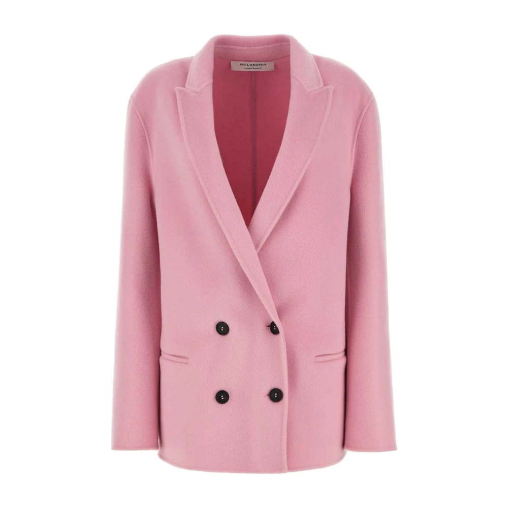 Coats > Double-Breasted Coats - - Philosophy di Lorenzo Serafini - Modalova