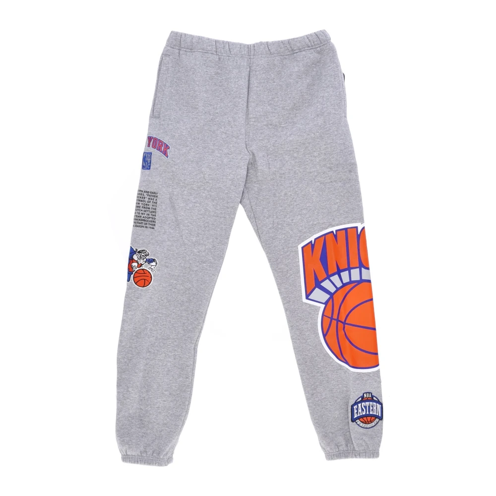 Mitchell & Ness NBA Team Origins Fleece Broek Gray Heren