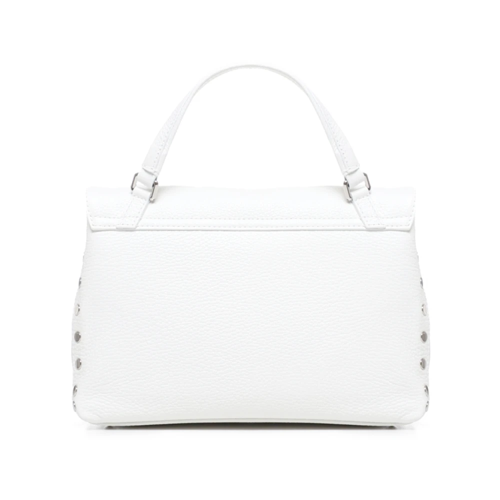 Zanellato Witte leren schoudertas White Dames