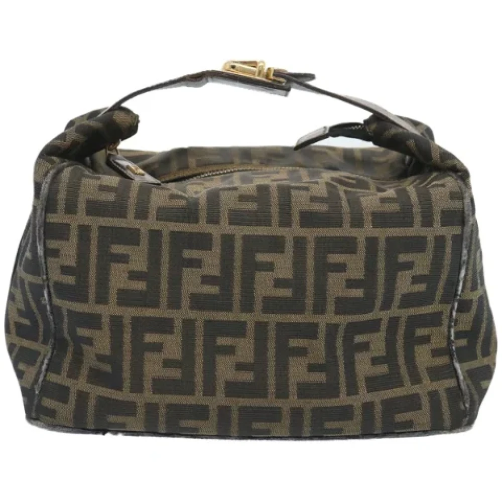 Fendi Vintage Pre-owned Canvas handbags Brown Dames