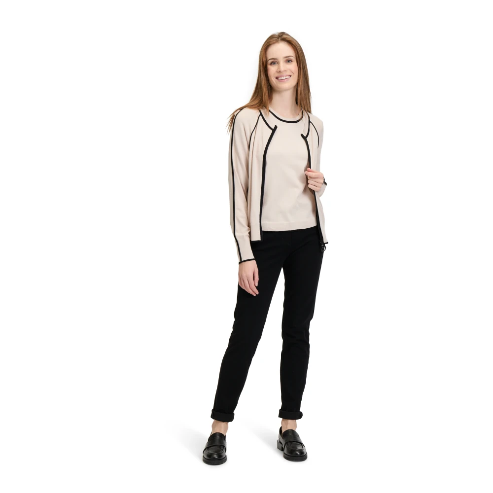 Betty Barclay Grafisch Ontwerp Gebreid Jack Beige Dames