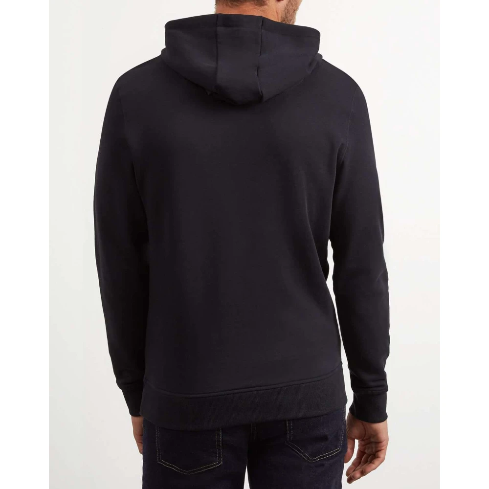 Lyle & Scott Zwarte Pullover Hoodie Black Heren