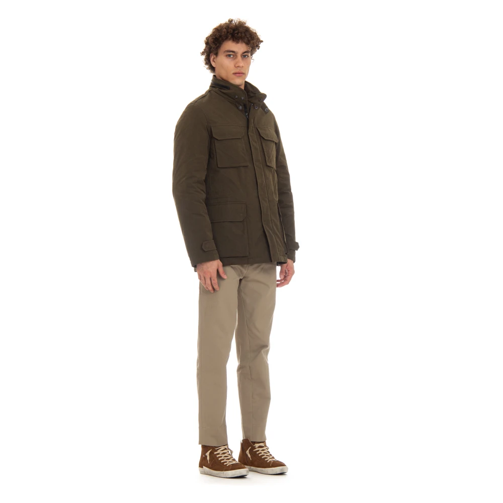 Sealup Groene Winterjas met Capuchon Green Heren