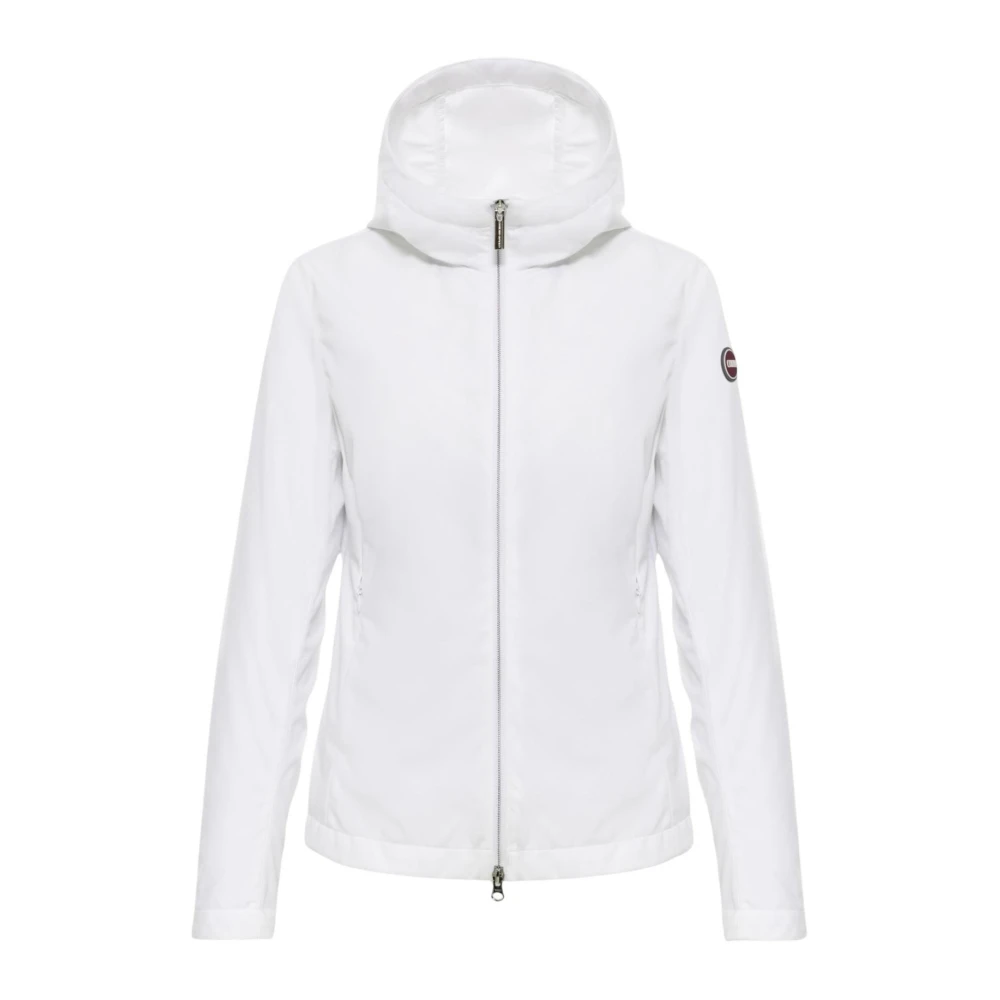 Colmar Women's White Windbreakers, L, 1964 6Zb Jacket