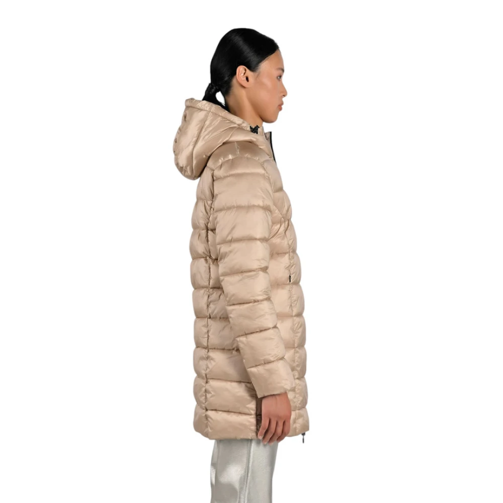 Canadian Classics Lange Puffer Jas Beige Dames