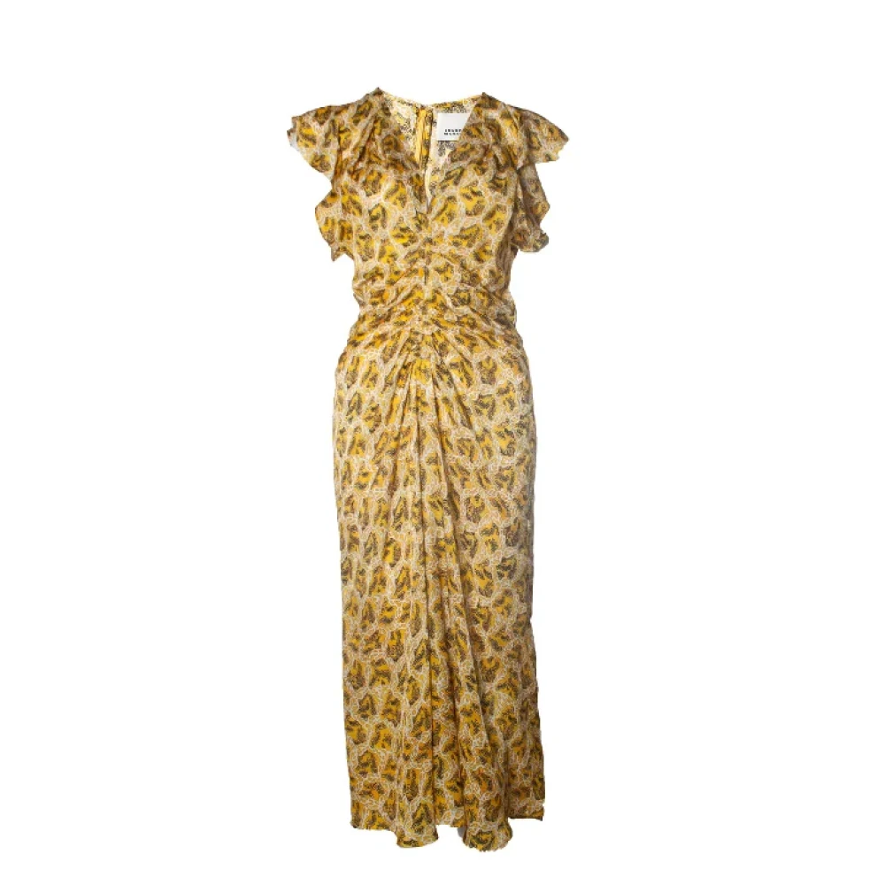 Isabel Marant Pre-owned Viscose dresses Yellow Dames