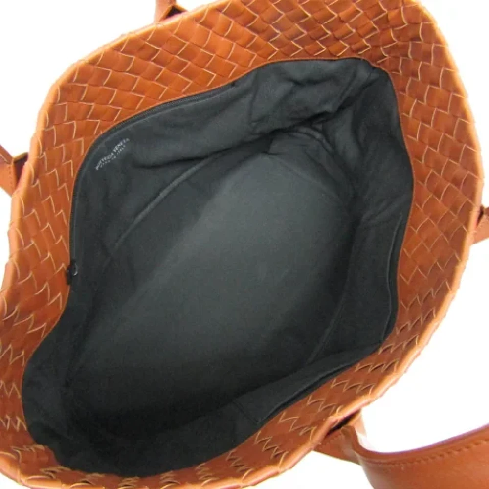 Bottega Veneta Vintage Pre-owned Leather totes Brown Dames