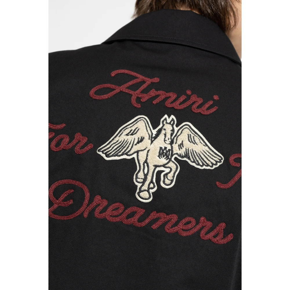 Amiri Jas met logo Black Heren