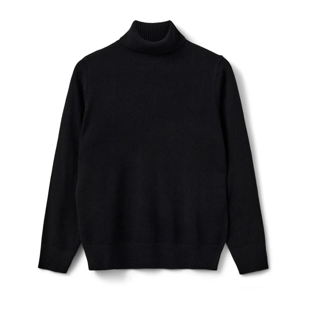Sofie Schnoor Black Knit Jumper Nellsw Style - Female - Turtlenecks - Xs - Knitwear