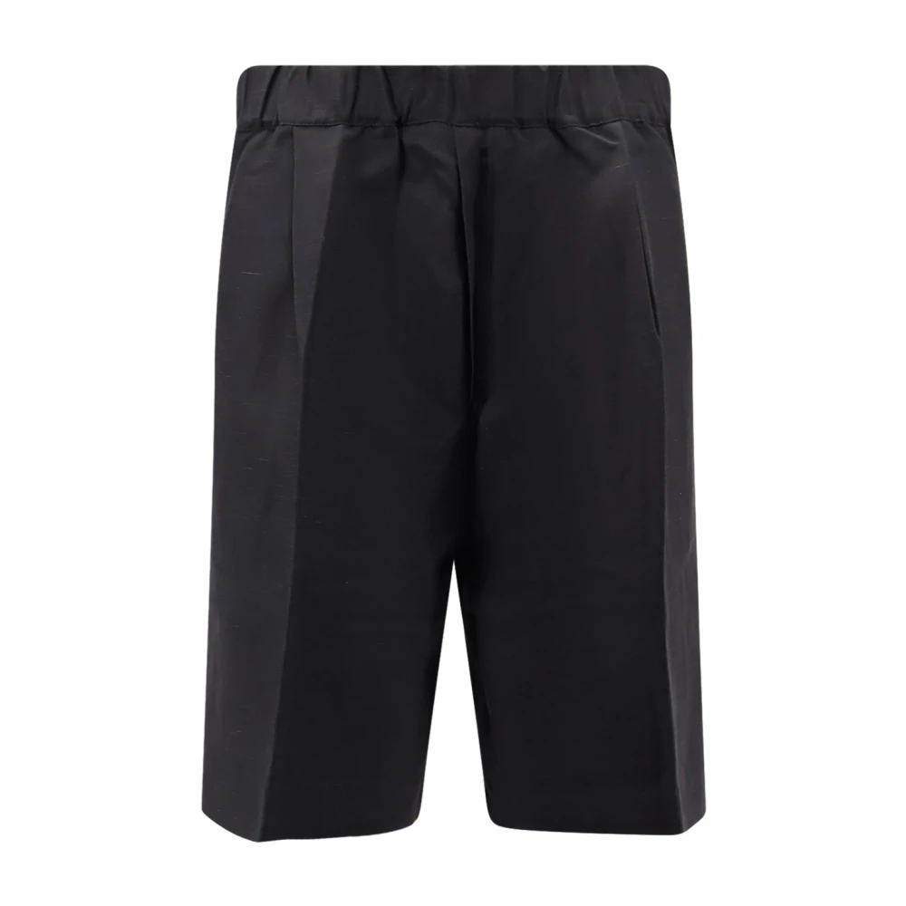 Laneus Men's Black Casual Shorts, L, Casual Shorts