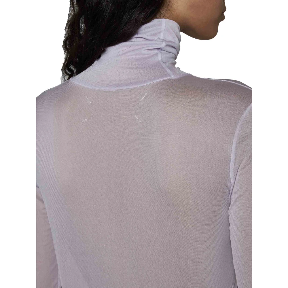 Maison Margiela Paarse Top Purple Dames