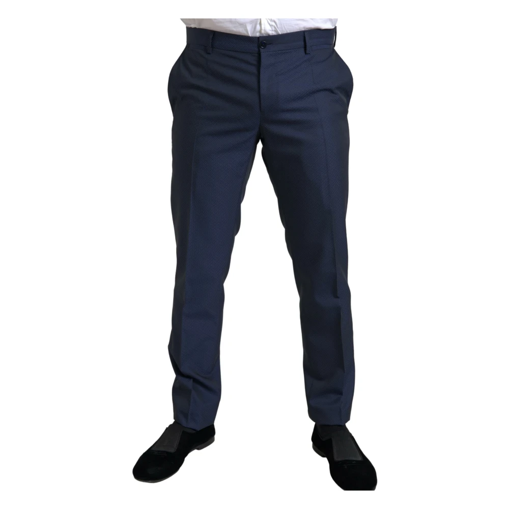 Dolce & Gabbana Single Breasted Suits Blue Heren