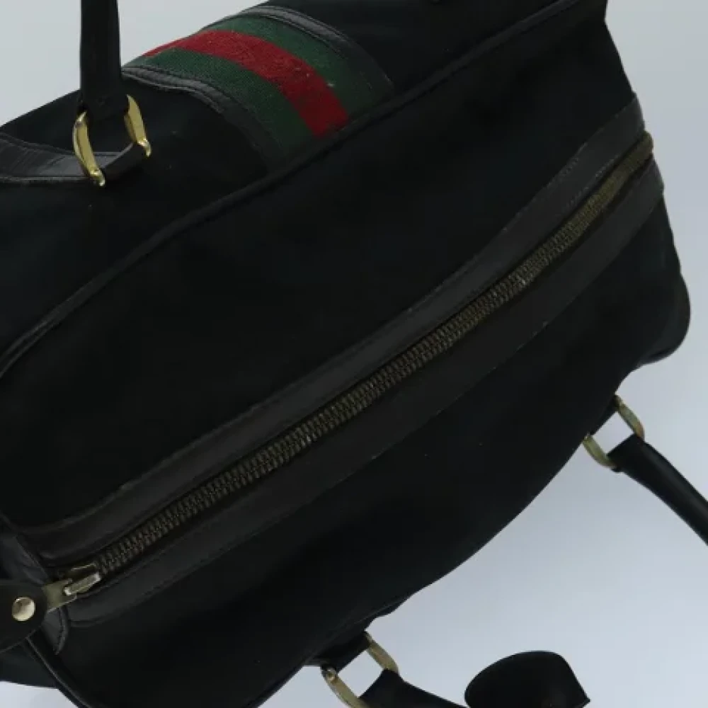 Gucci Vintage Pre-owned Canvas gucci-bags Black Dames