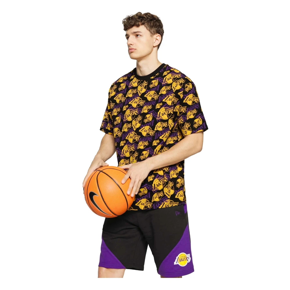new era Oversize Grande Los Angeles Lakers T-shirt Multicolor Heren