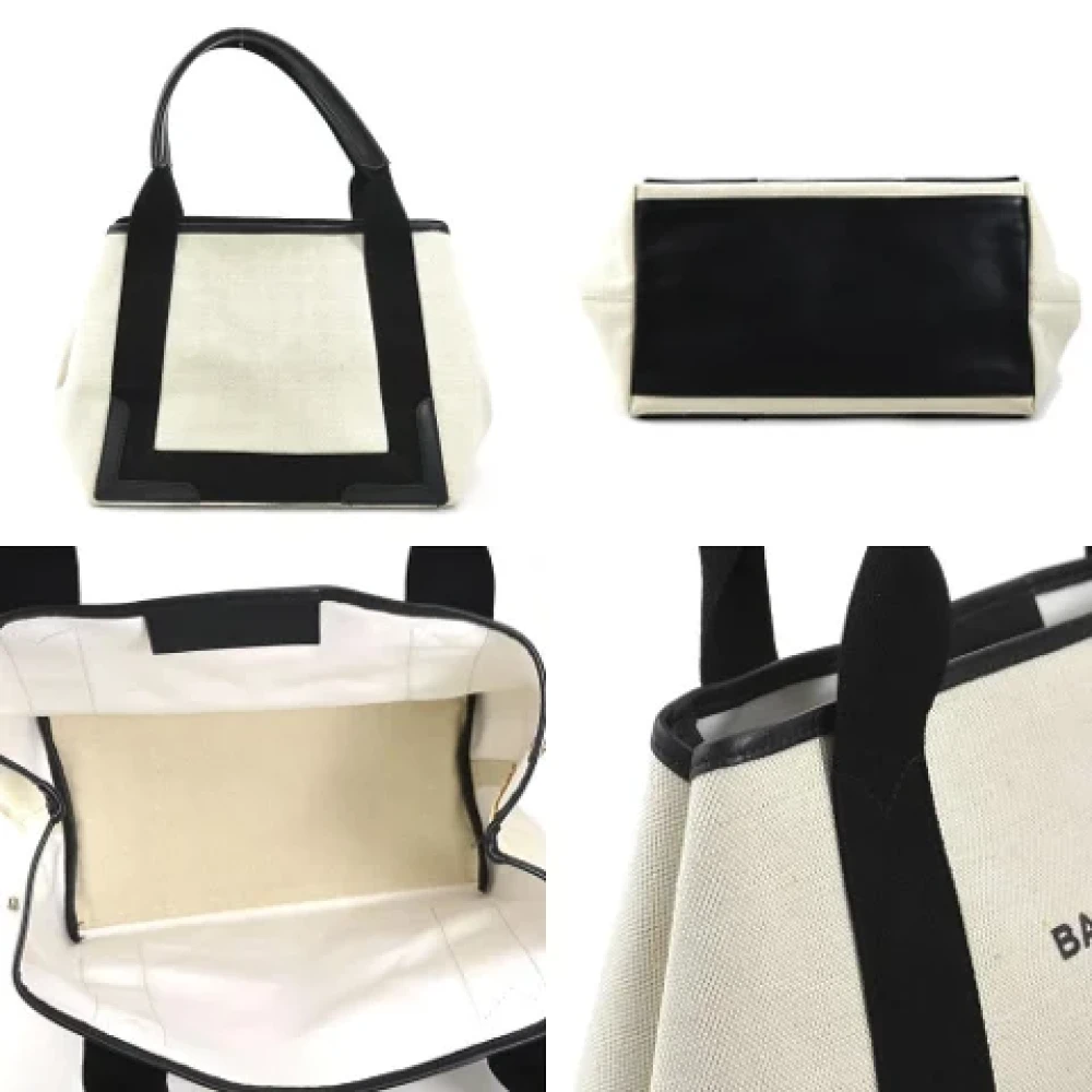 Balenciaga Vintage Pre-owned Fabric balenciaga-bags Beige Dames