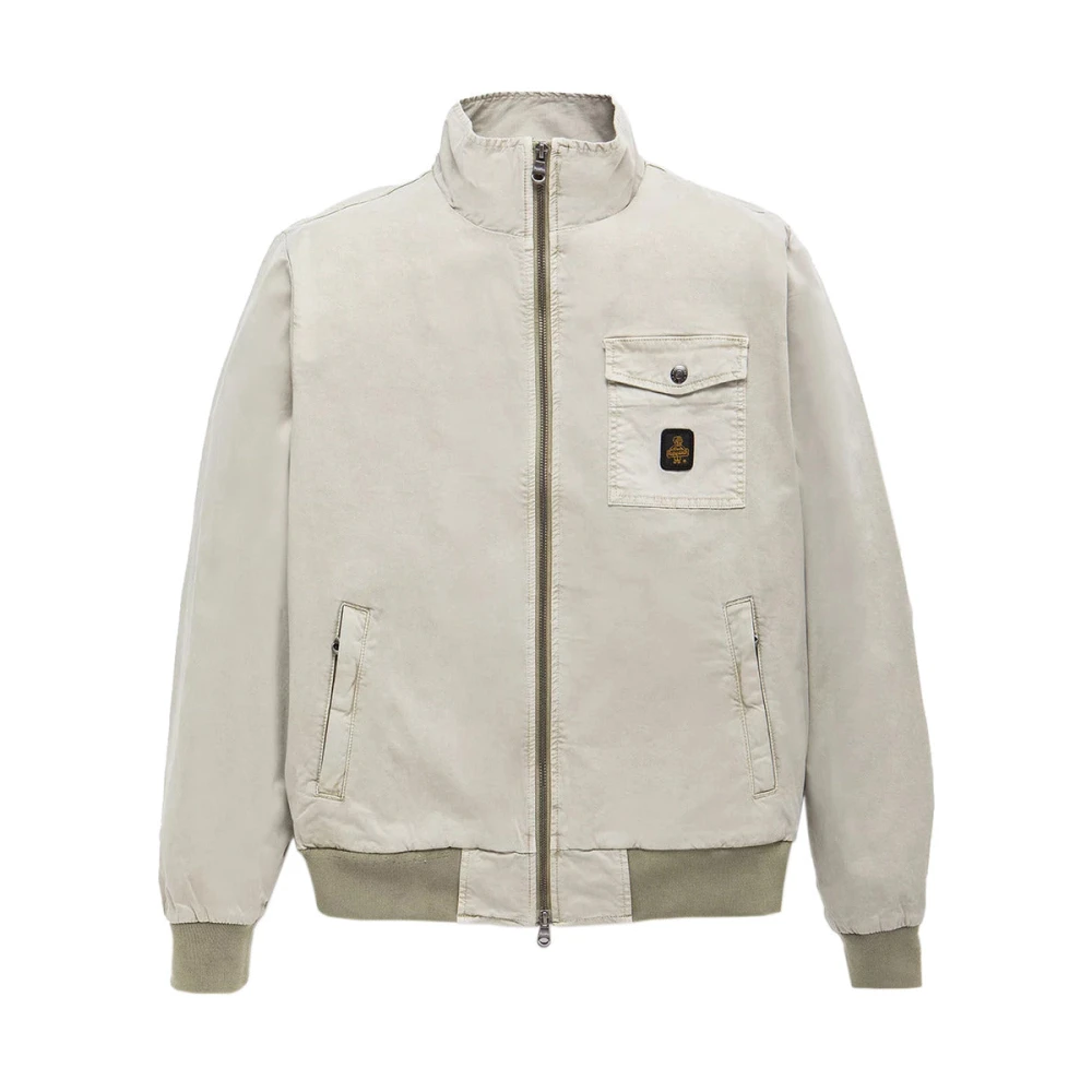 RefrigiWear Nieuwe Captain Jas Windbestendig Katoen Gray Heren