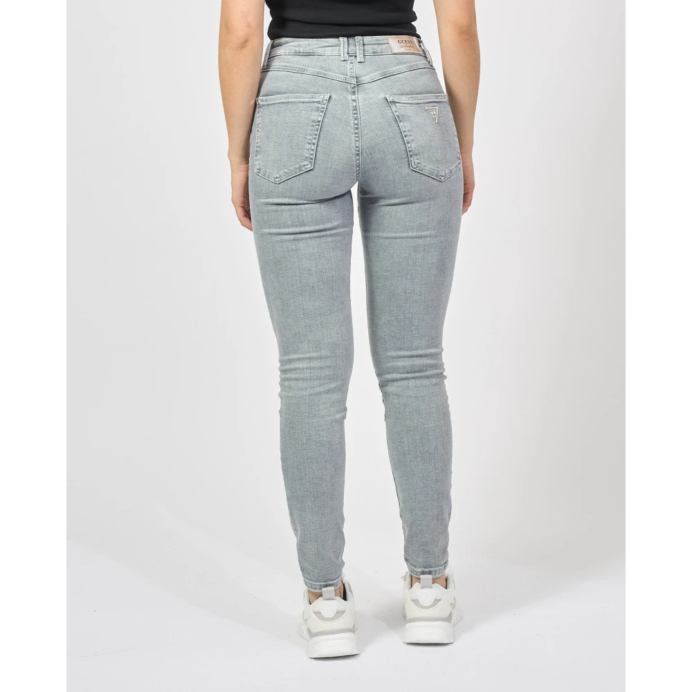 Guess Slim Fit Grijze Jeans met Zakken Gray Dames