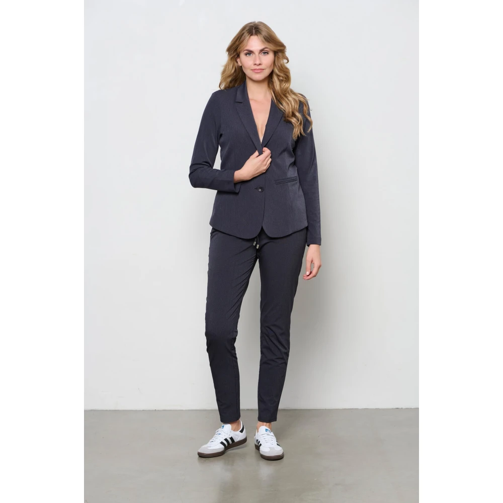 &Co Woman Blazer dames Stijlvol en tijdloos Gray Dames