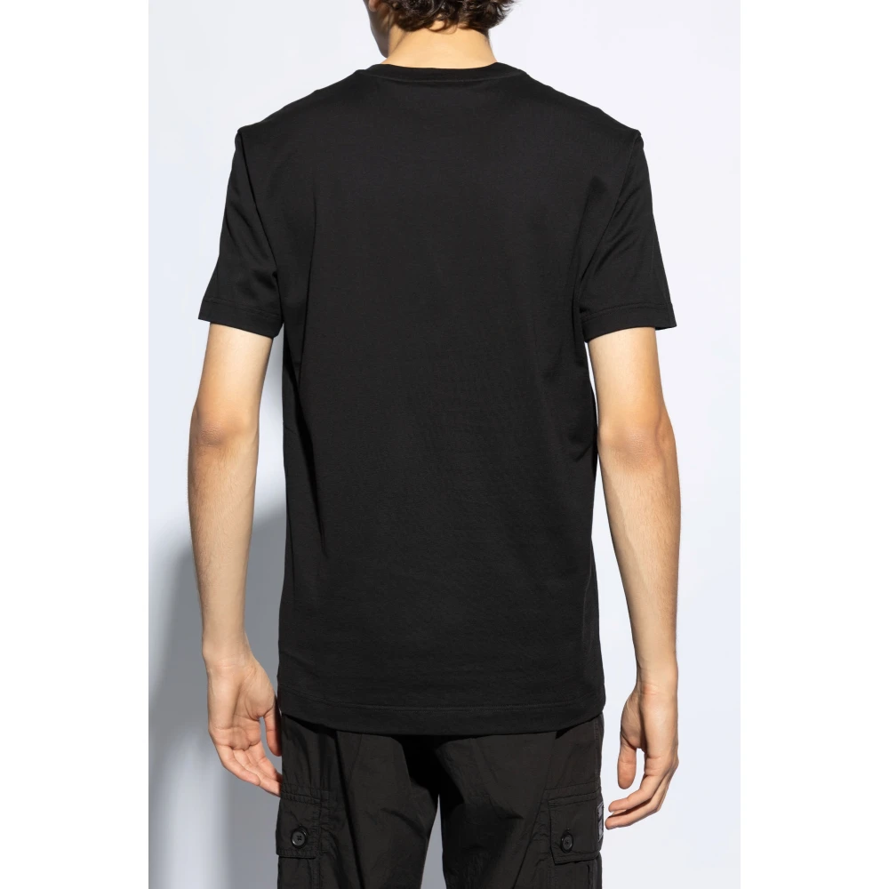 Dolce & Gabbana T-shirt met logo Black Heren