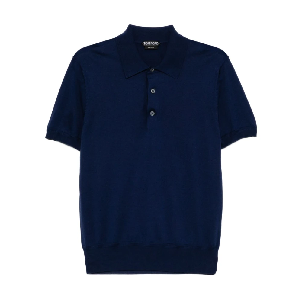 Tom Ford Uomo Blu Top, L, New,