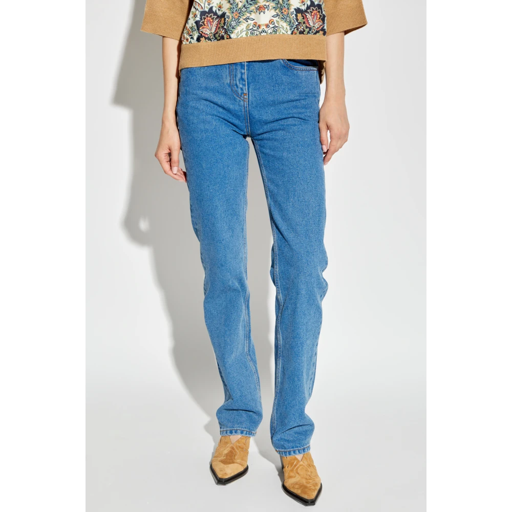 ETRO Hoge taille jeans Blue Dames